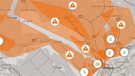 hydro quebec outage map